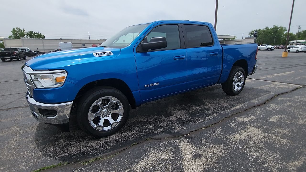 Used 2022 Hydro Blue Pearlcoat Ram Big Horn image 4