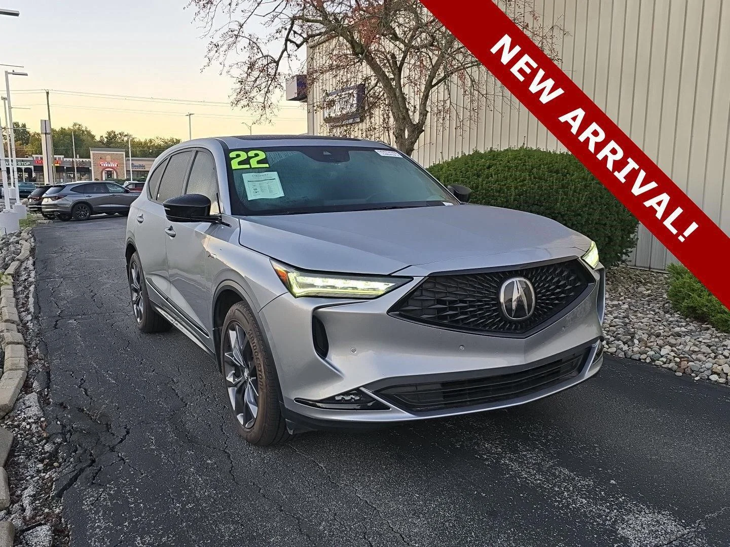 Used 2022 Lunar Silver Metallic Acura SH-AWD A-SPEC image 1