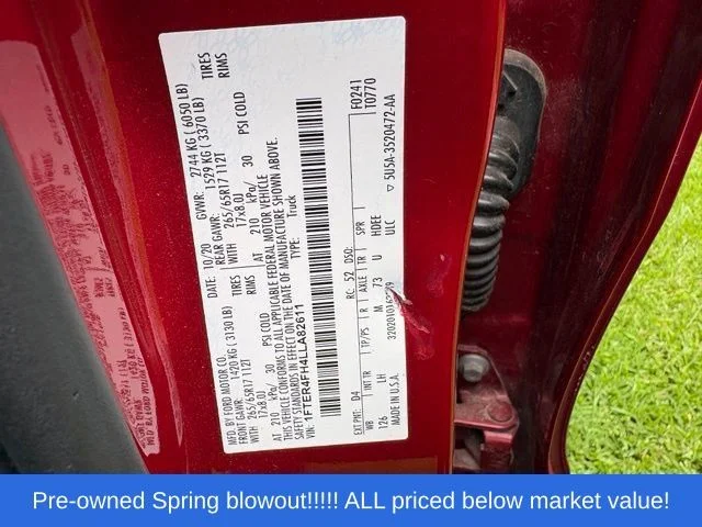 Used 2020 Red Ford XLT image 5