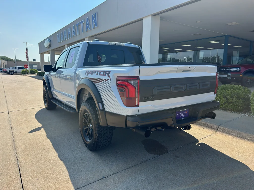 Used 2025 Space White Metallic Ford Raptor image 9