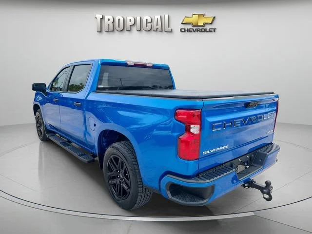 Used 2025 Riptide Blue Metallic Chevrolet Custom image 3