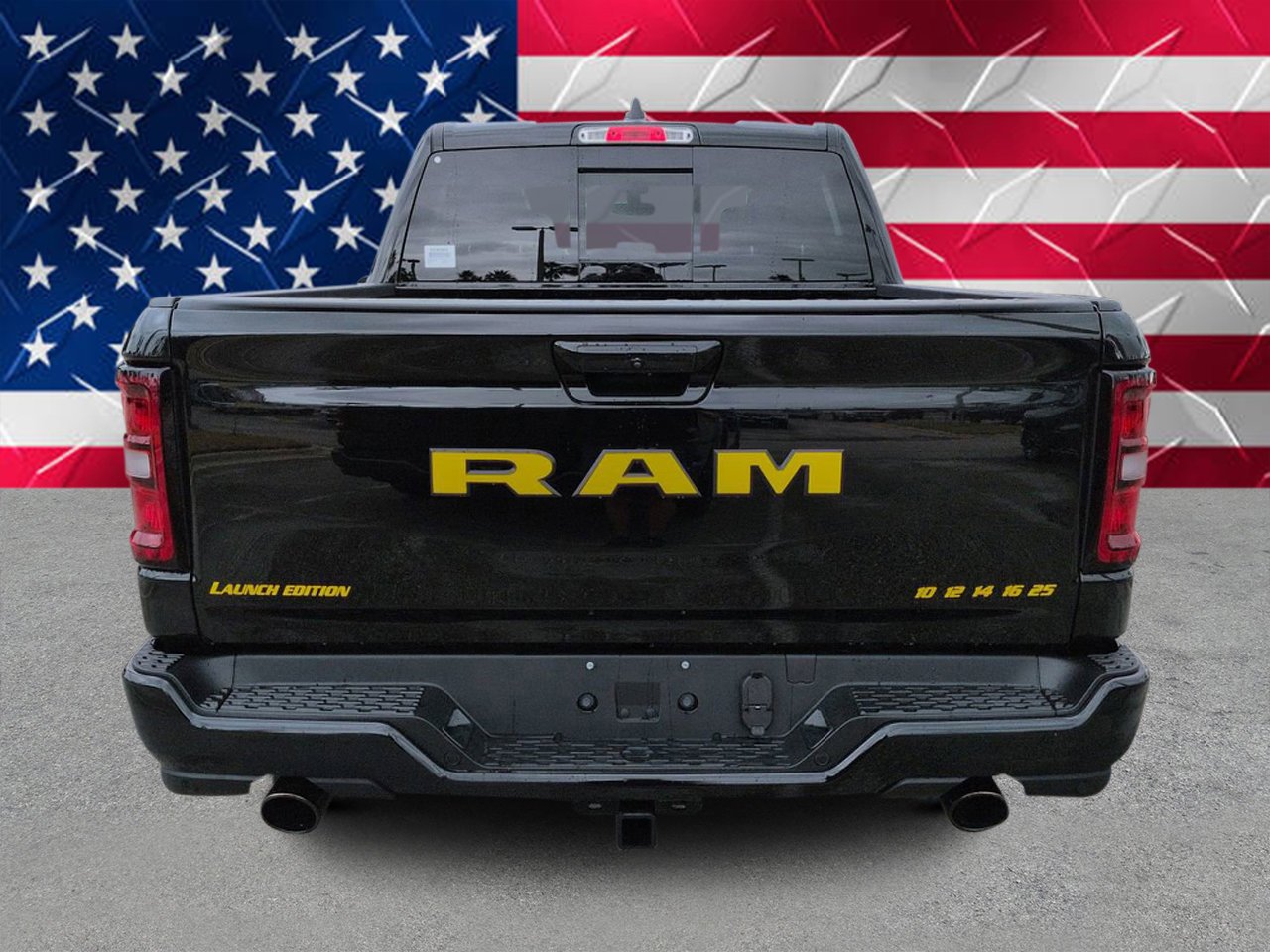 New 2026 Diamond Black Crystal Pearlcoat RAM Big Horn image 4