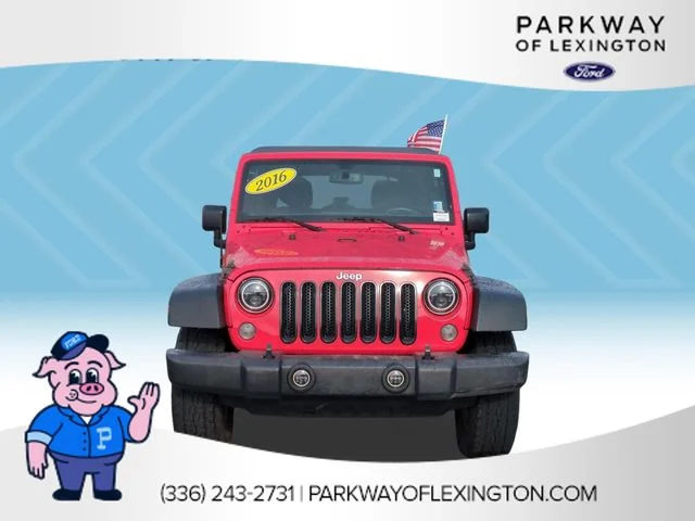Used 2016 Red Jeep Unlimited Sport image 8