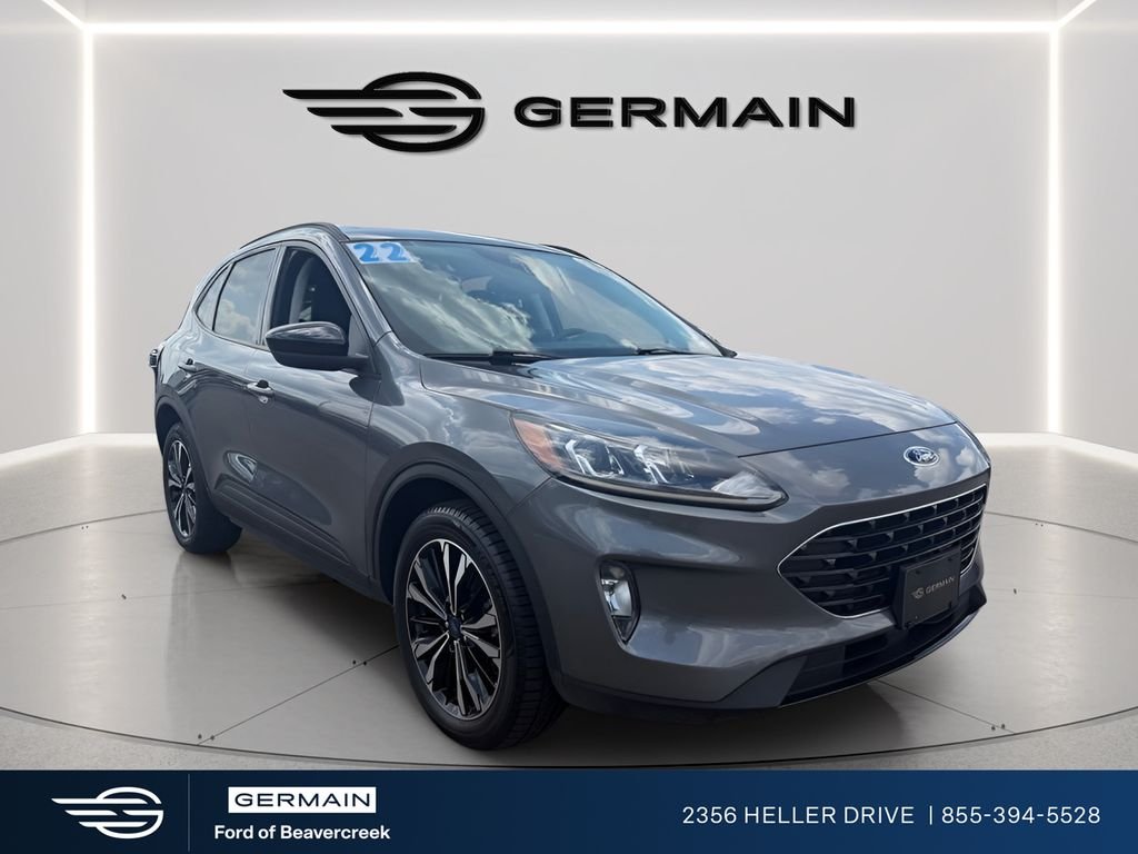 Used 2022 Gray Metallic Ford SEL image 2