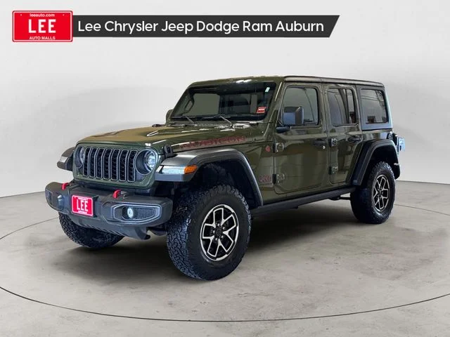 Used 2024 Green Jeep Rubicon image 1
