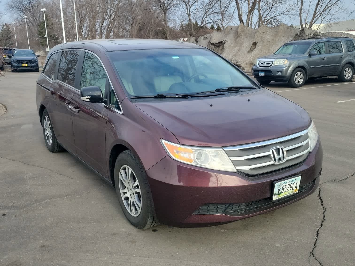 Used 2012 Honda Odyssey EX-L with VIN 5FNRL5H60CB021019 for sale in Hopkins, MN