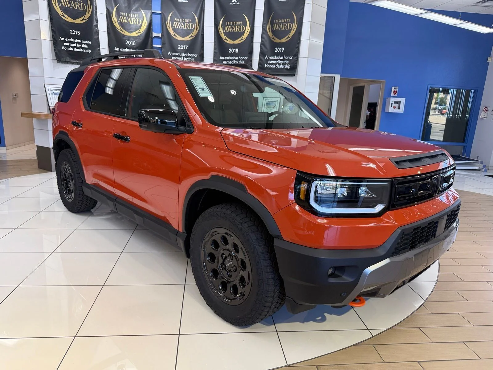 Used 2026 Orange Honda TrailSport Elite Blackout image 12