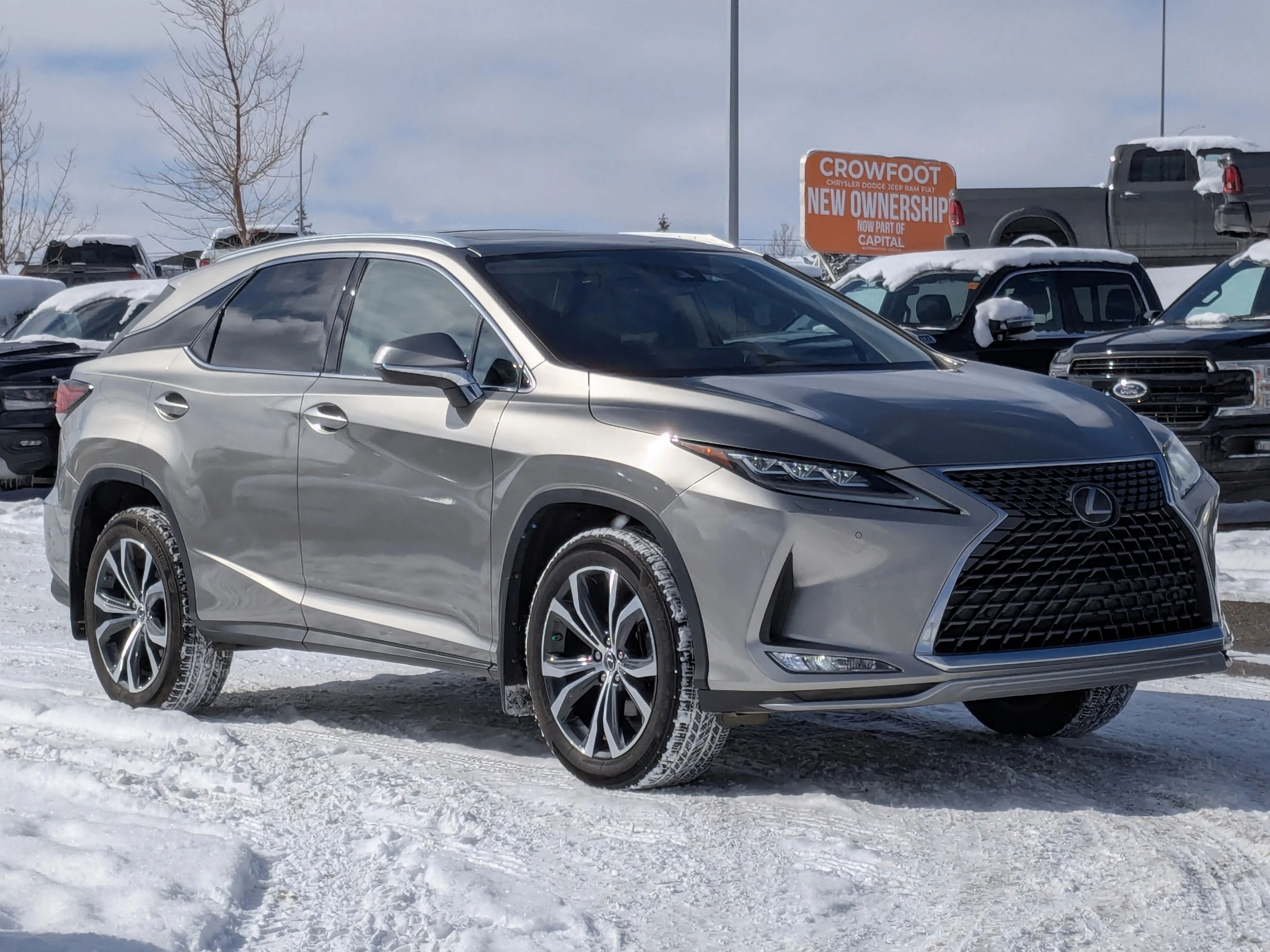 Used 2020 Silver Lexus RX 350 - 8 Touchscreen - Leather - Sunroof - image 2