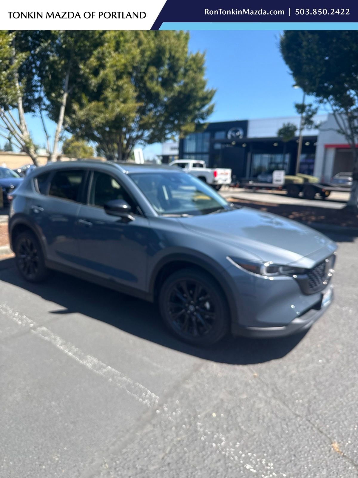 Used 2022 Polymetal Gray Mazda 2.5 S Carbon Edition image 1