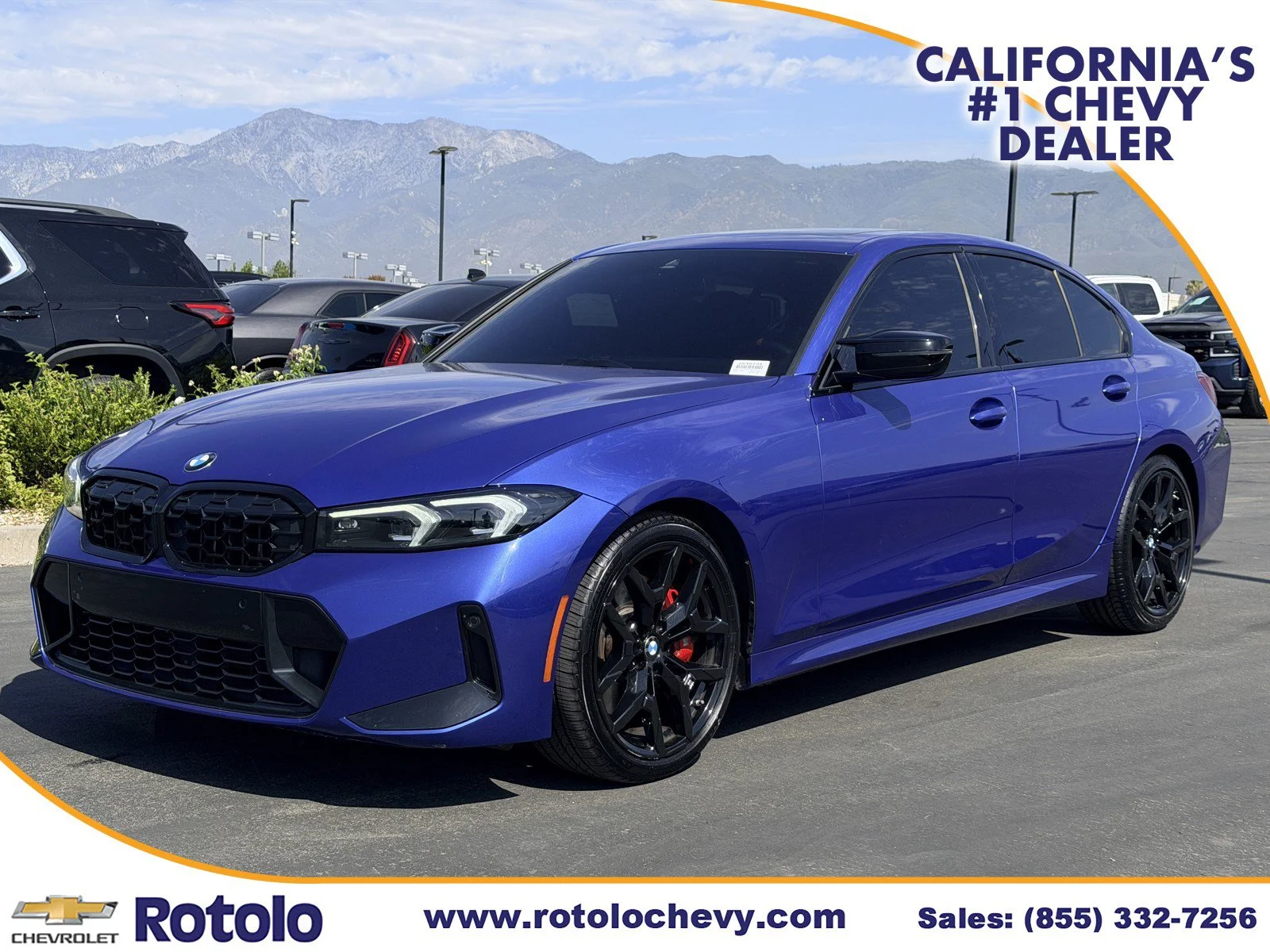 Used 2025 Portimao Blue Met BMW M340i image 3