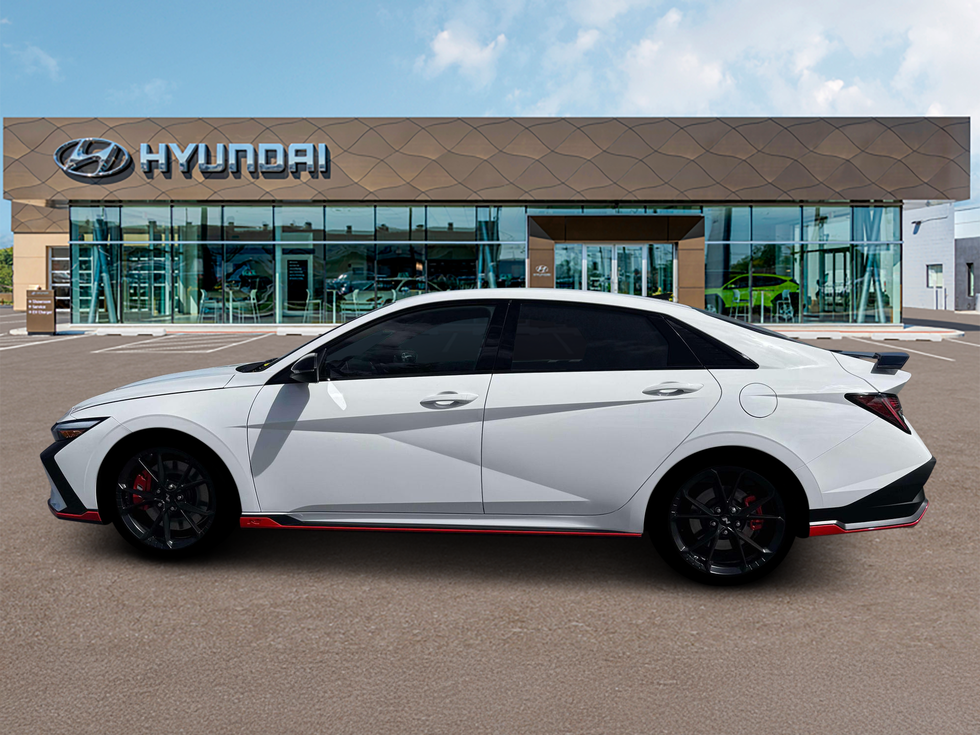 New 2026 Atlas White Hyundai Sedan image 3