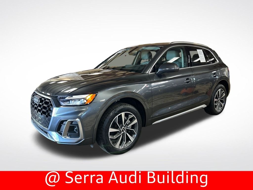 Used 2022 Gray Audi 45 S line Premium image 1