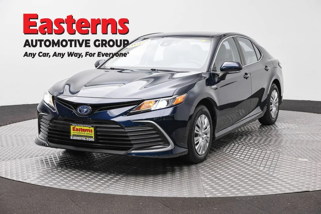 Used 2021 Blue Toyota LE image 1
