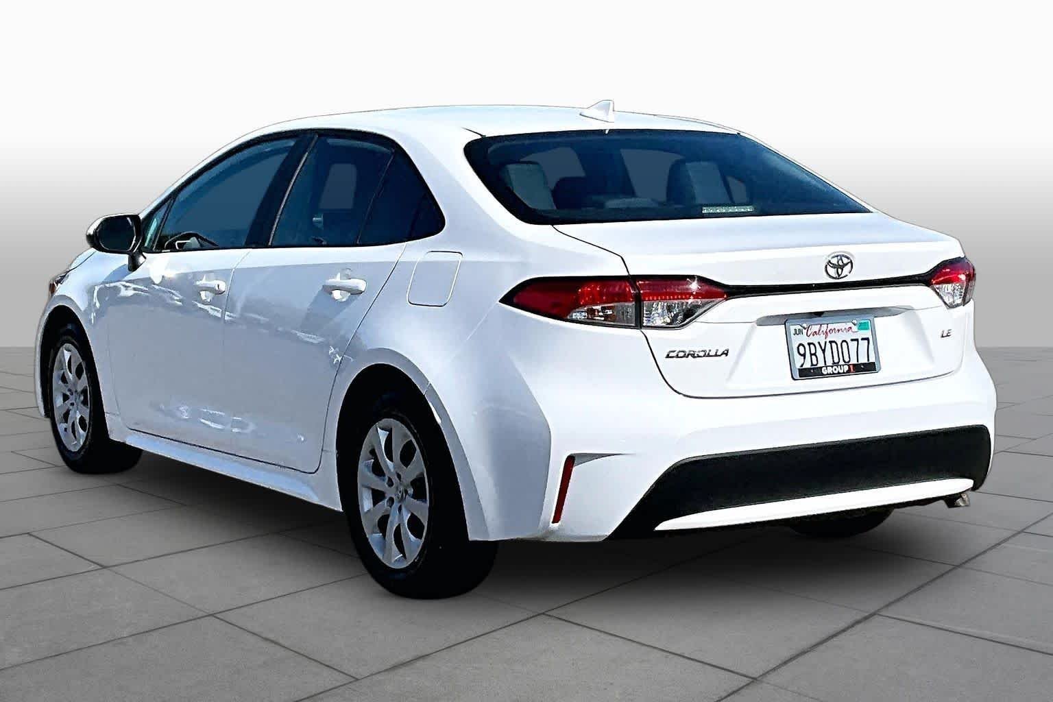 Certified Used 2021 Super White Toyota LE image 11
