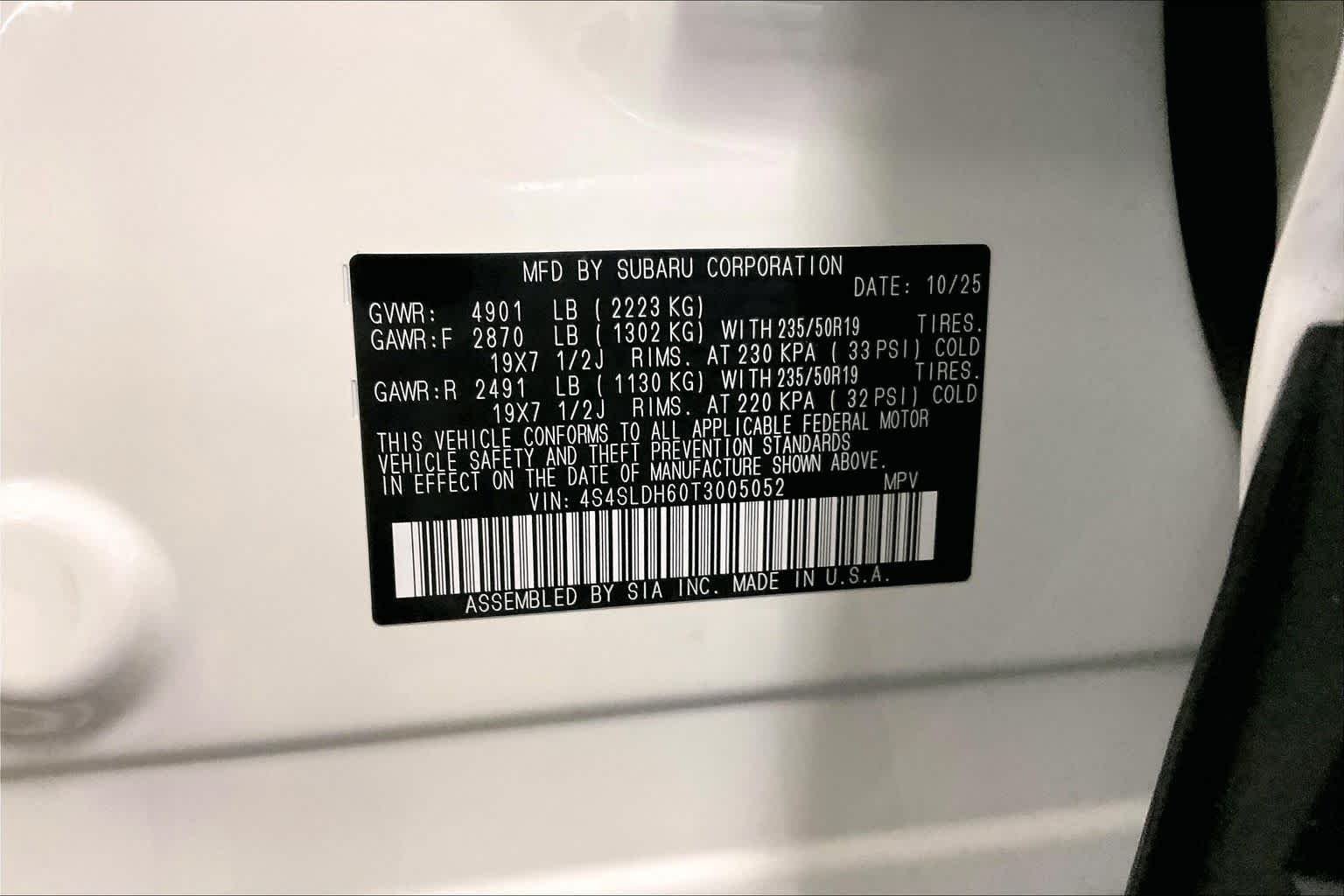 Used 2026 Crystal White Pearl Subaru Sport image 37