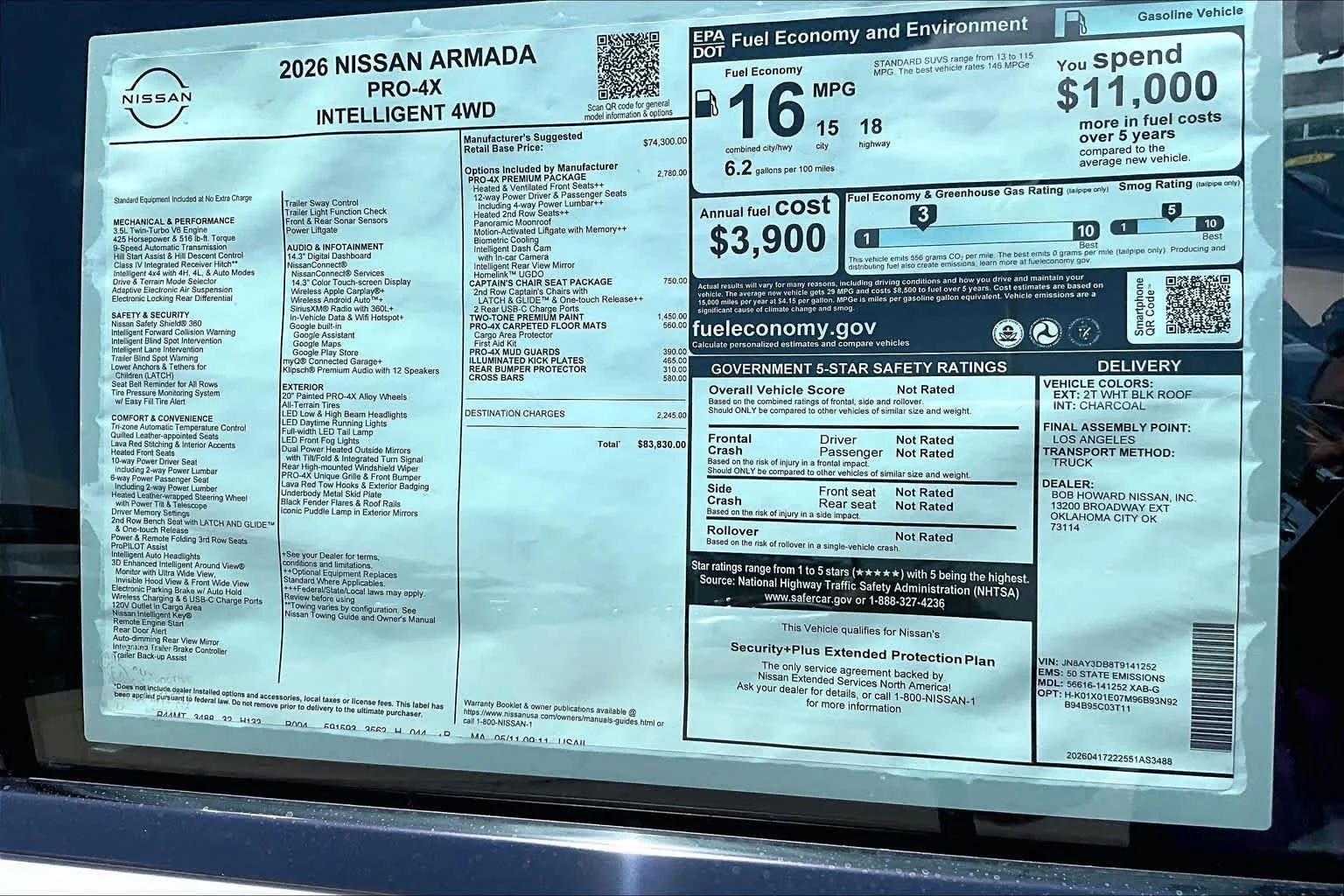 New 2026 2T WHT BLK XABG Nissan PRO-4X image 20