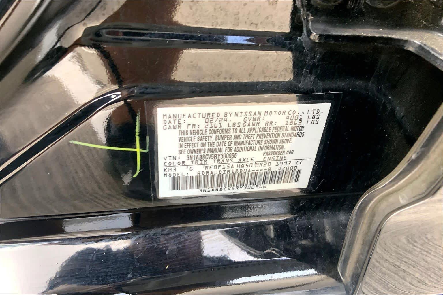 Used 2024 Super Black Nissan SV image 31