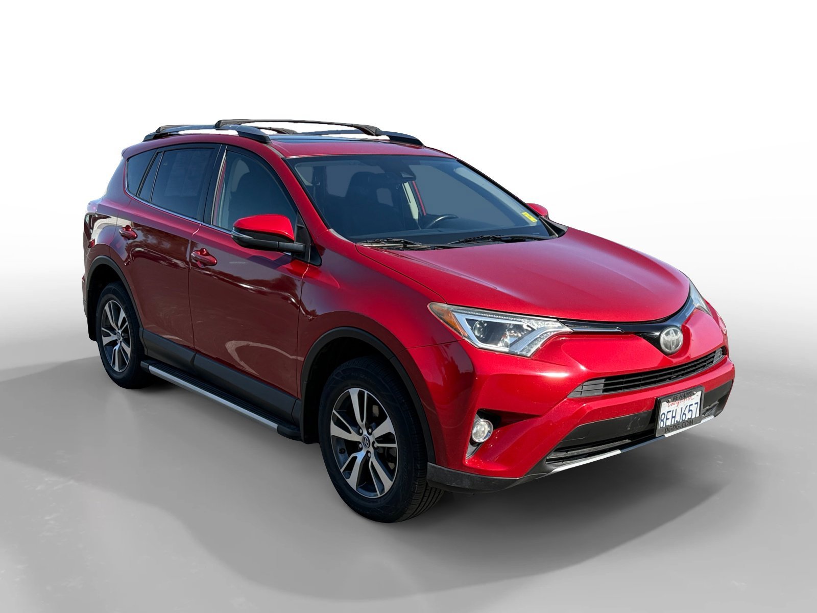 Used 2017 Barcelona Red Metallic Toyota XLE image 7