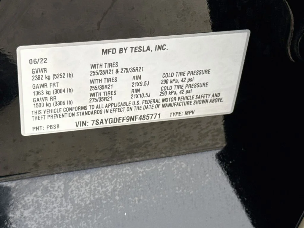 Used 2022 Black Tesla Performance image 32