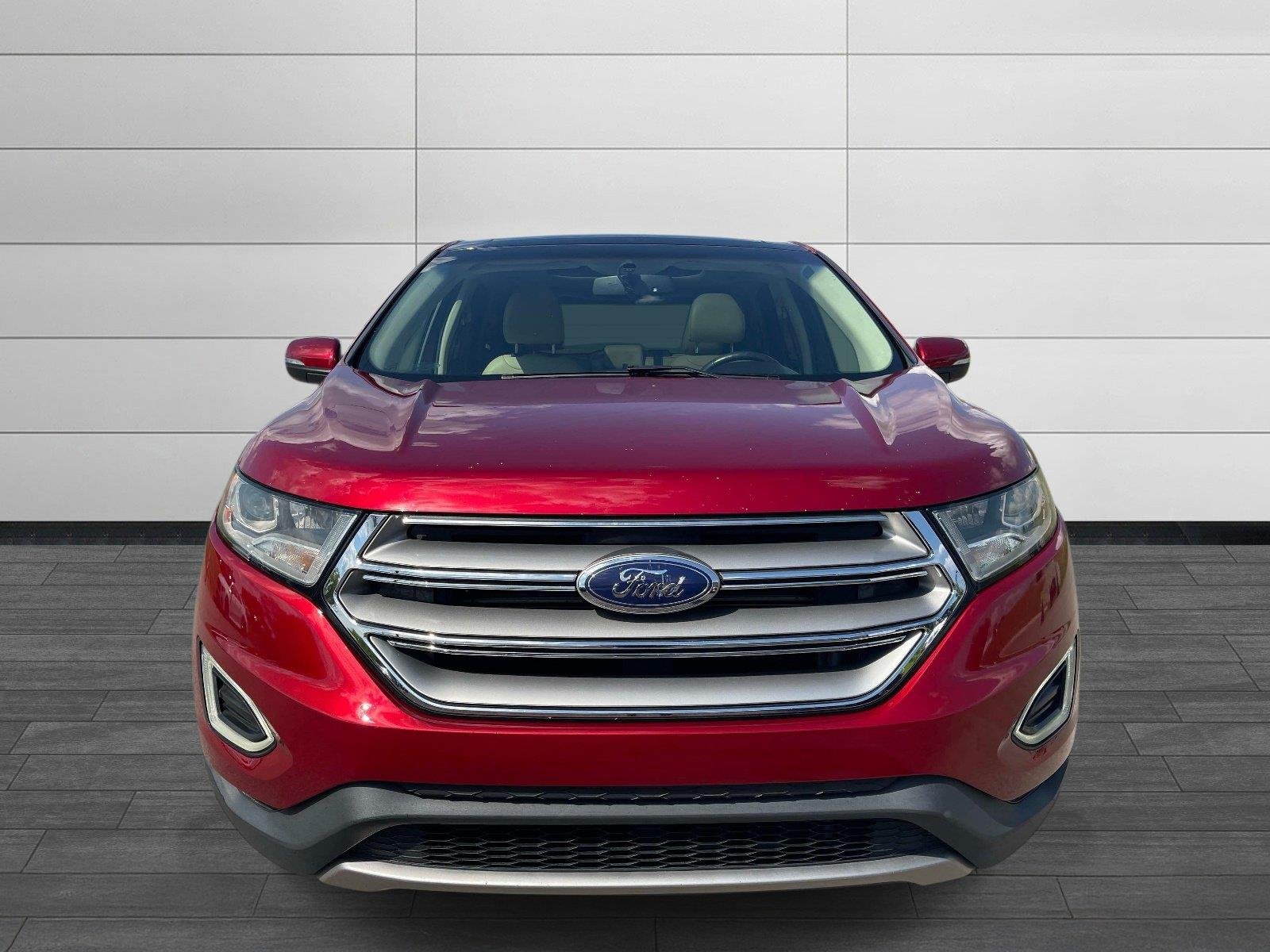 Used 2015 Ruby Red Metallic Tinted Clearcoat Ford SEL image 8