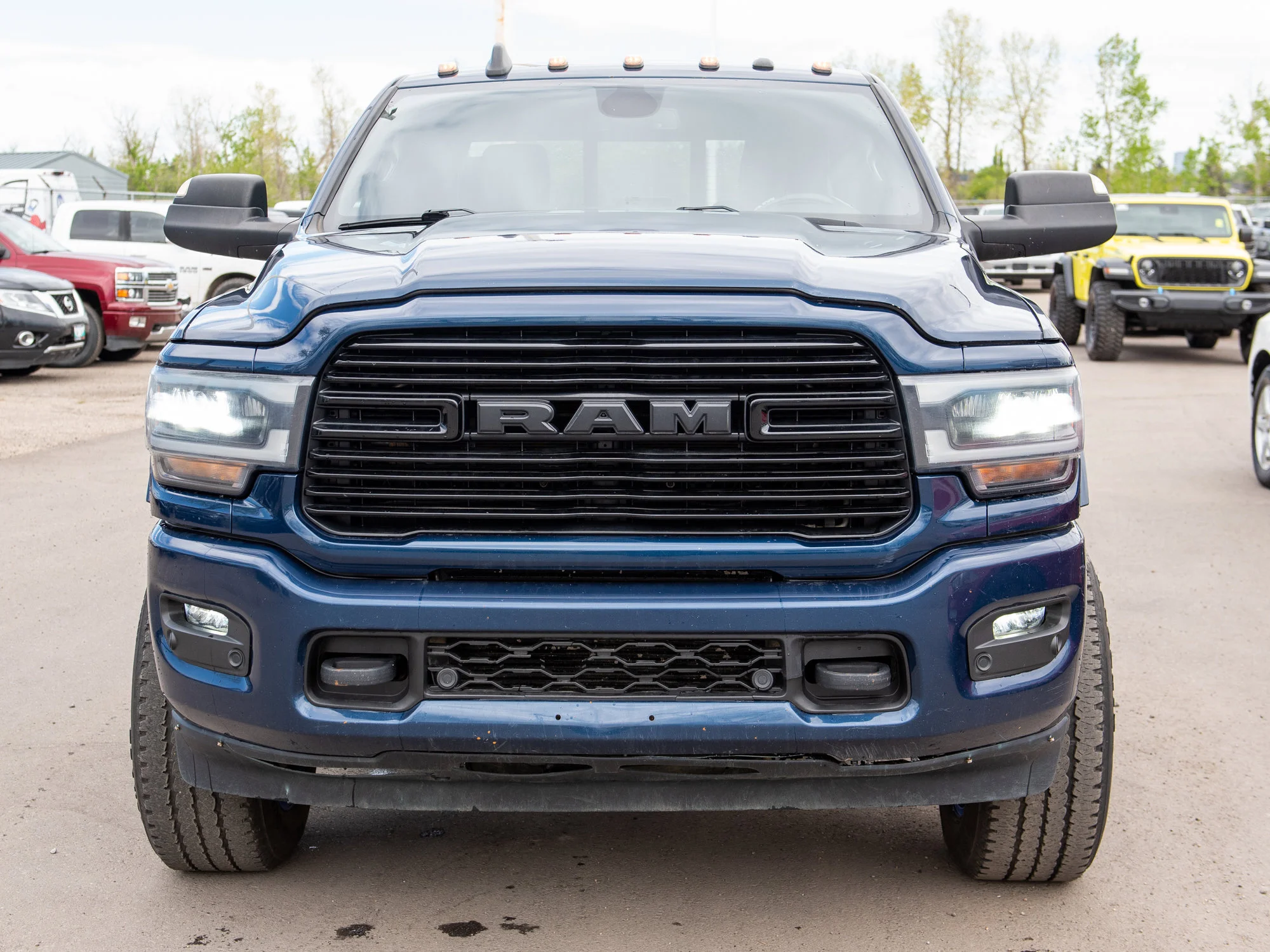 Used 2021 Blue RAM Laramie * Night Edition | Cummins Diesel | Rear Air Suspension | Harman/Kardon | Apple CarPlay image 9