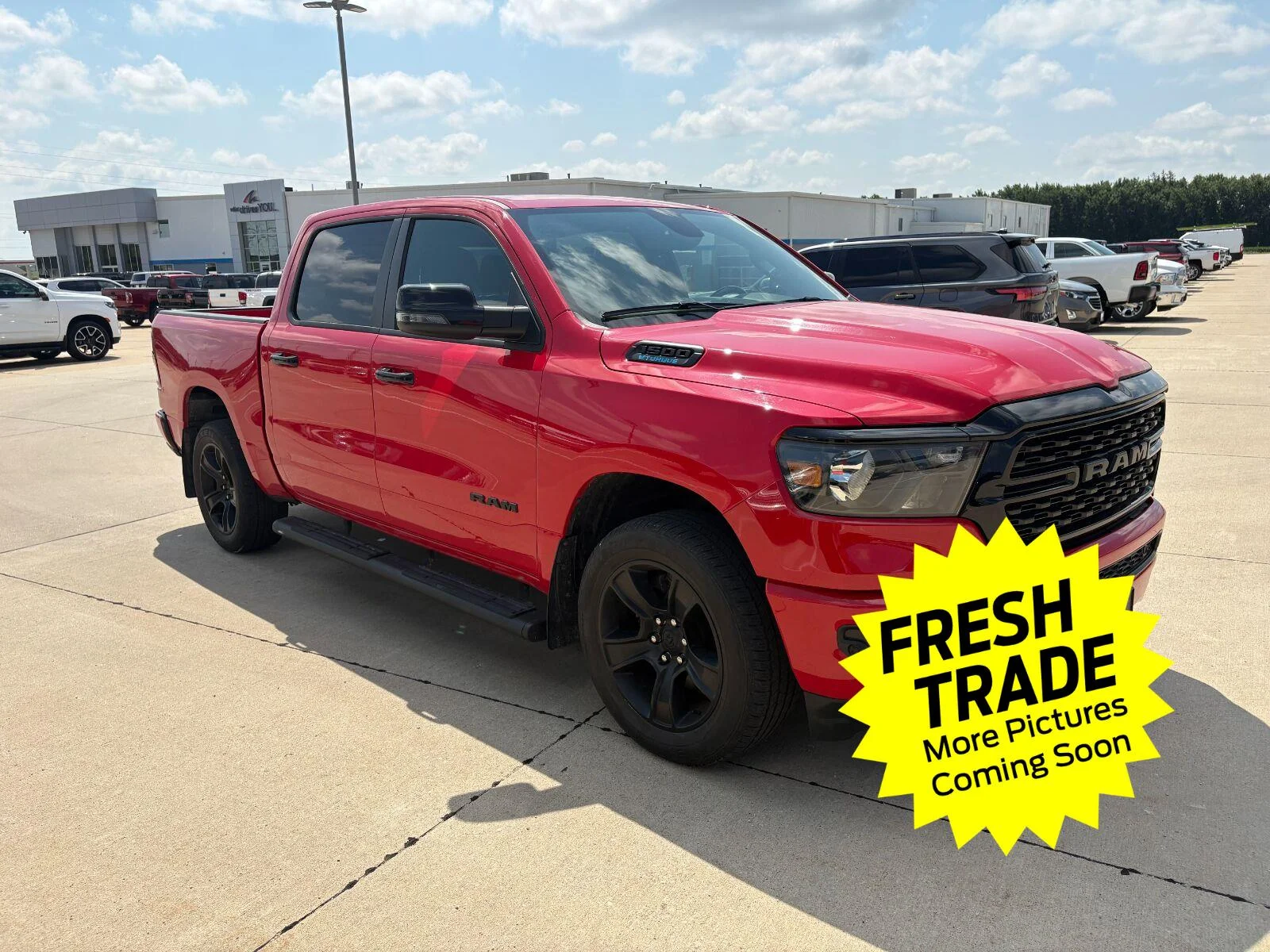 Used 2023 Flame Red Clearcoat Ram Big Horn image 6