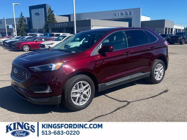 Certified Used 2023 Burgundy Velvet Metallic Tinted Clearcoat Ford SEL image 1
