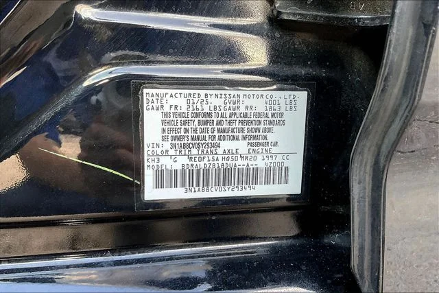 Used 2025 Black Nissan SV image 21