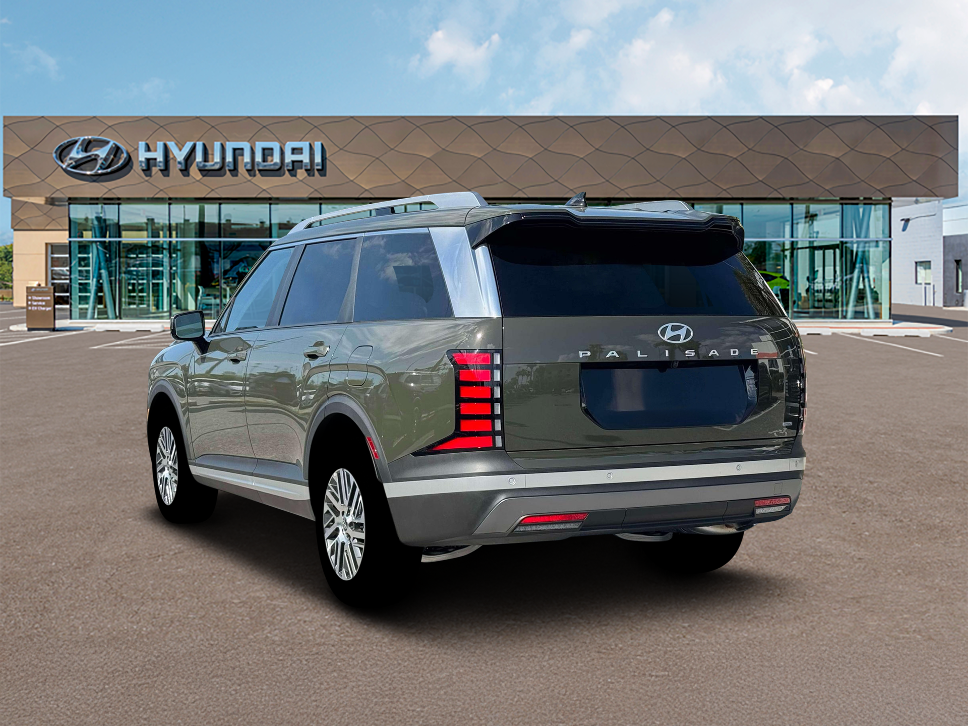 New 2026 Titan Green Hyundai SEL AWD image 4