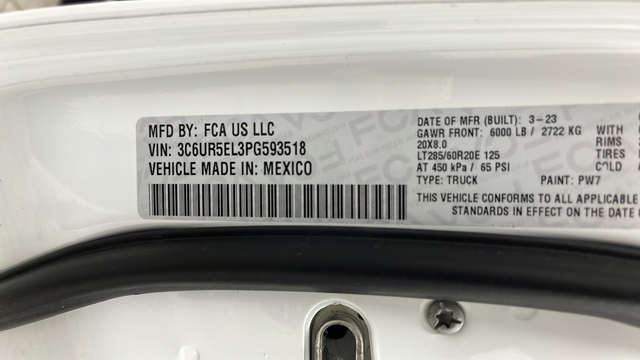 Used 2023 Bright White Clearcoat Ram Rebel image 30