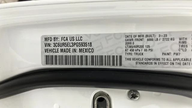 Used 2023 Bright White Clearcoat Ram Rebel image 30
