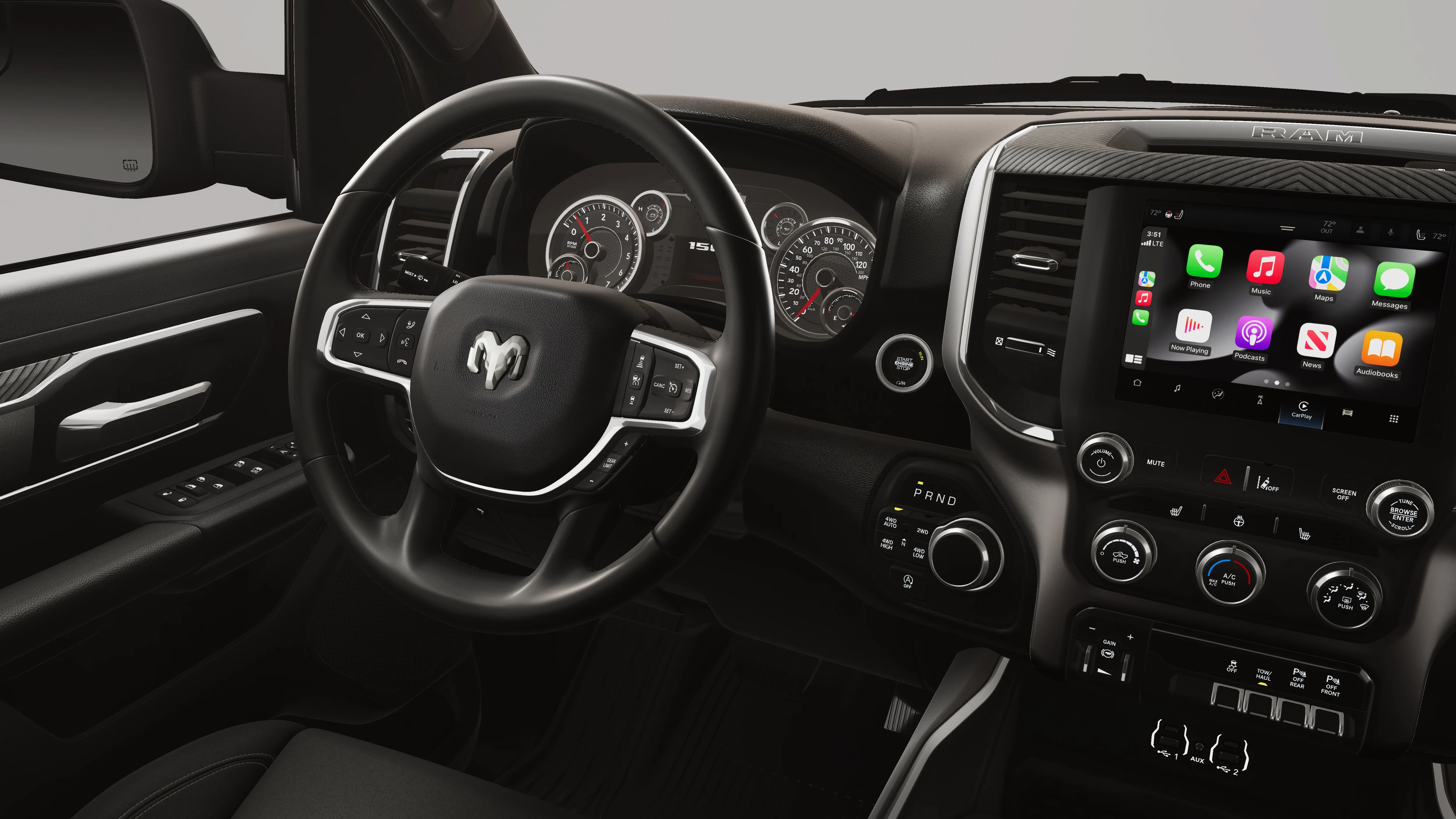 New 2026 Forged Blue Metallic Exterior Paint RAM BIG HORN image 9