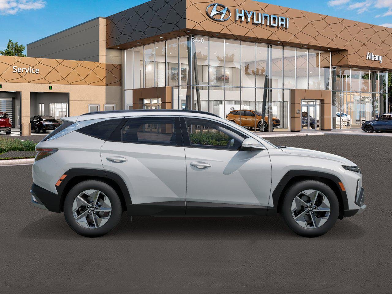 New 2026 Serenity White Pearl Hyundai SEL Premium AWD image 7