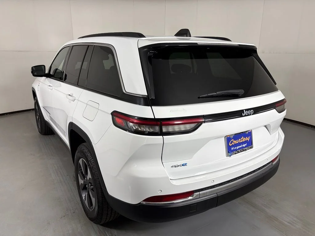 Used 2024 Bright White Clearcoat Jeep 4xe image 6