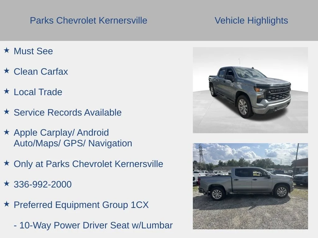 Used 2023 STERLING GRAY METALLIC Chevrolet Custom image 5