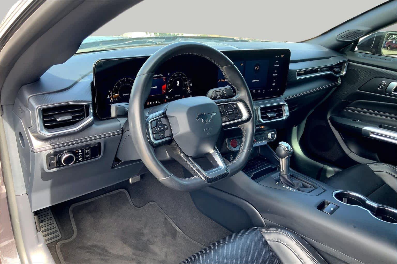Used 2024 Dark Matter Gray Ford EcoBoost Premium image 17