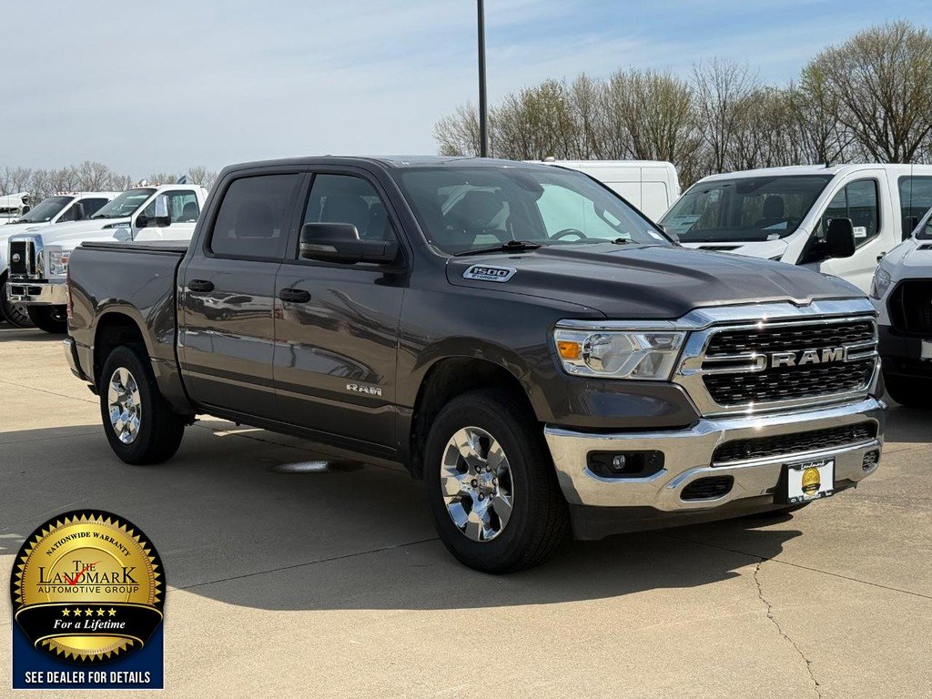 Used 2023 Granite Crystal Metallic Clearcoat Ram Lone Star 4x4 Crew Cab 5