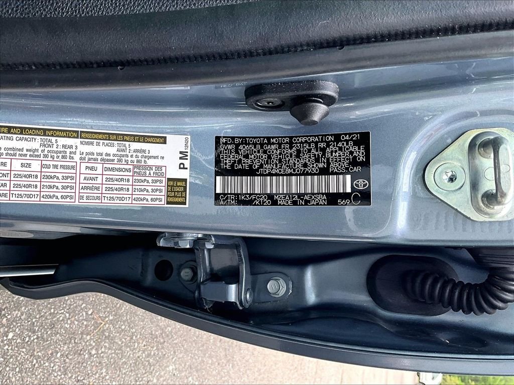 Used 2021 Celestite Toyota SE image 35