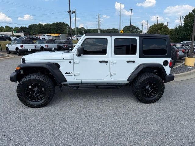 Certified Used 2022 Bright White Clearcoat Jeep Unlimited Sport S image 5