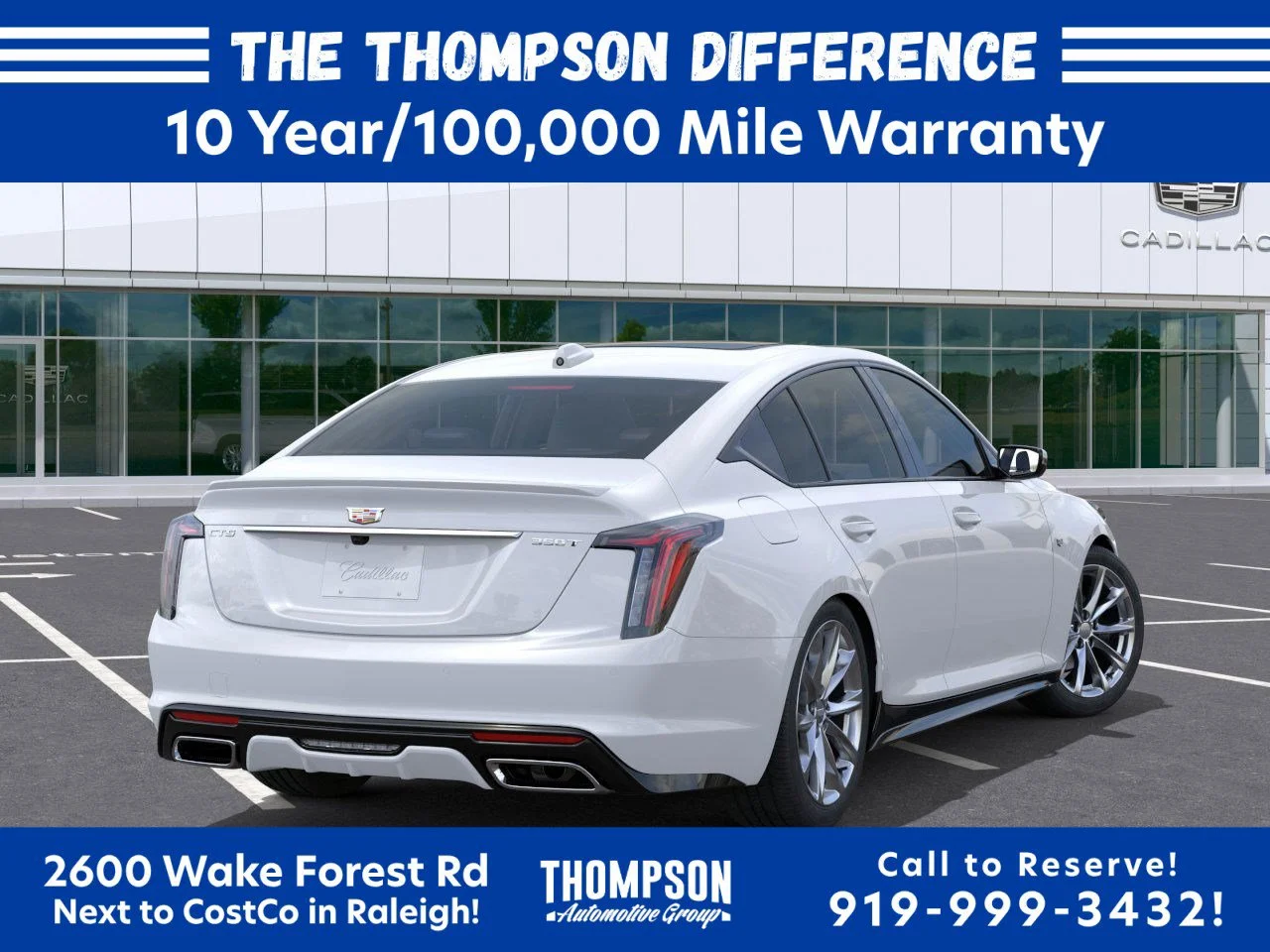 New 2026 Vibrant White Tricoat Cadillac Sport image 4