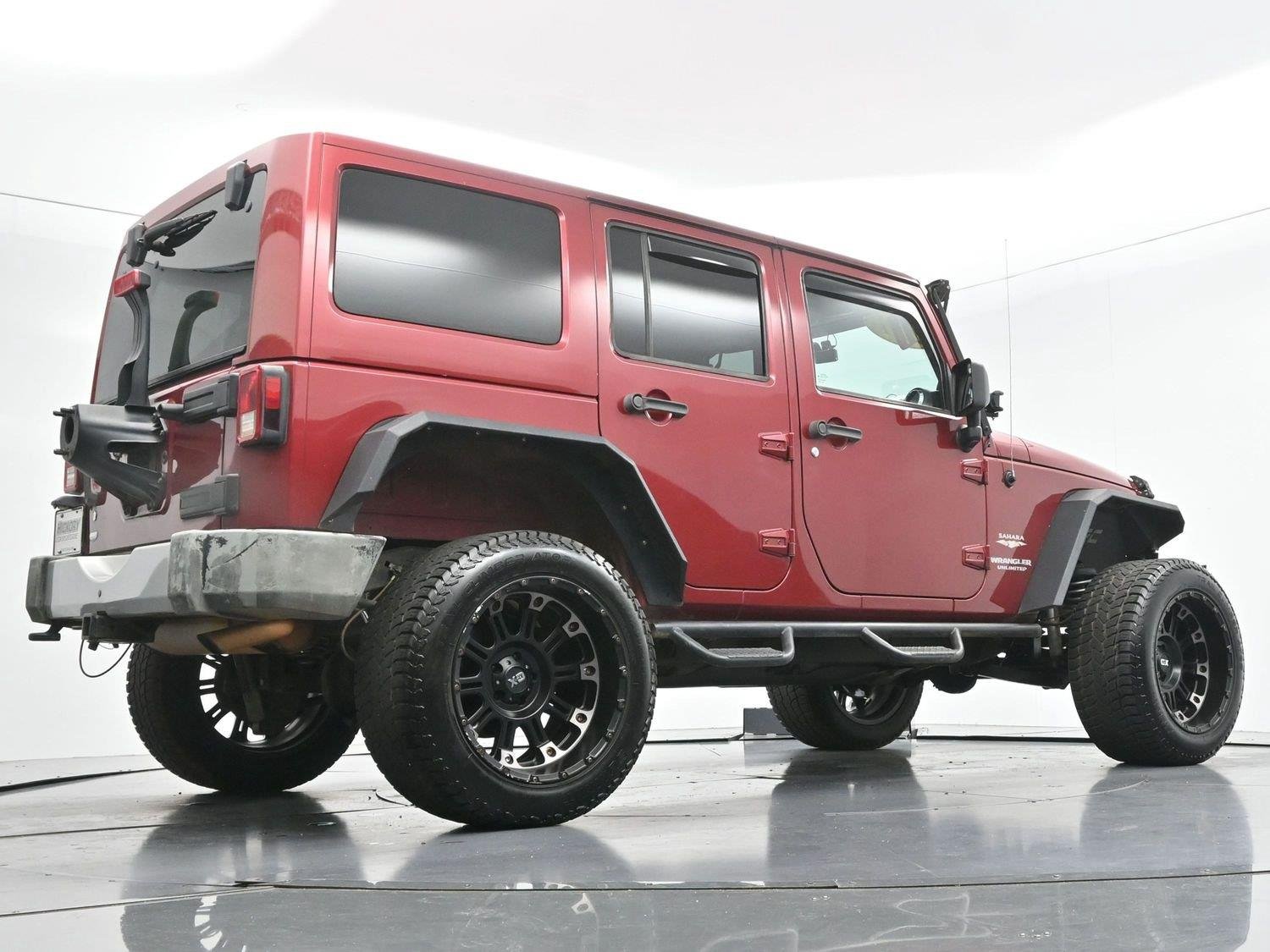 Used 2011 Deep Cherry Red Crystal Pearlcoat Jeep Sahara image 50