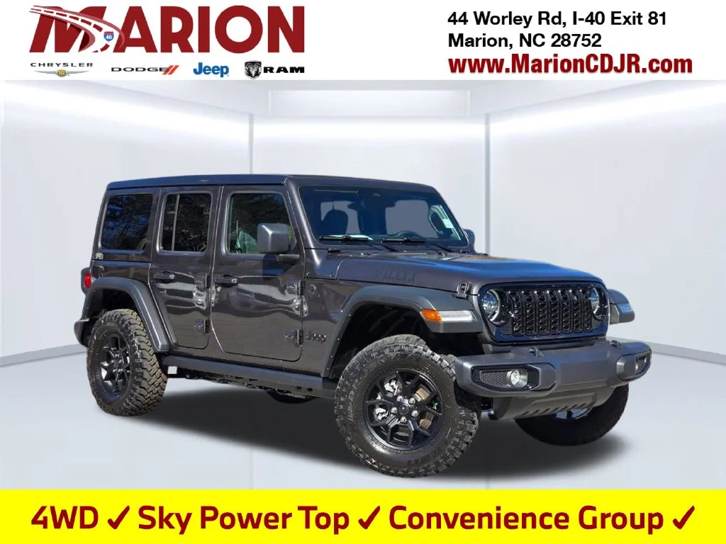 New 2026 Gray Jeep Willys image 1
