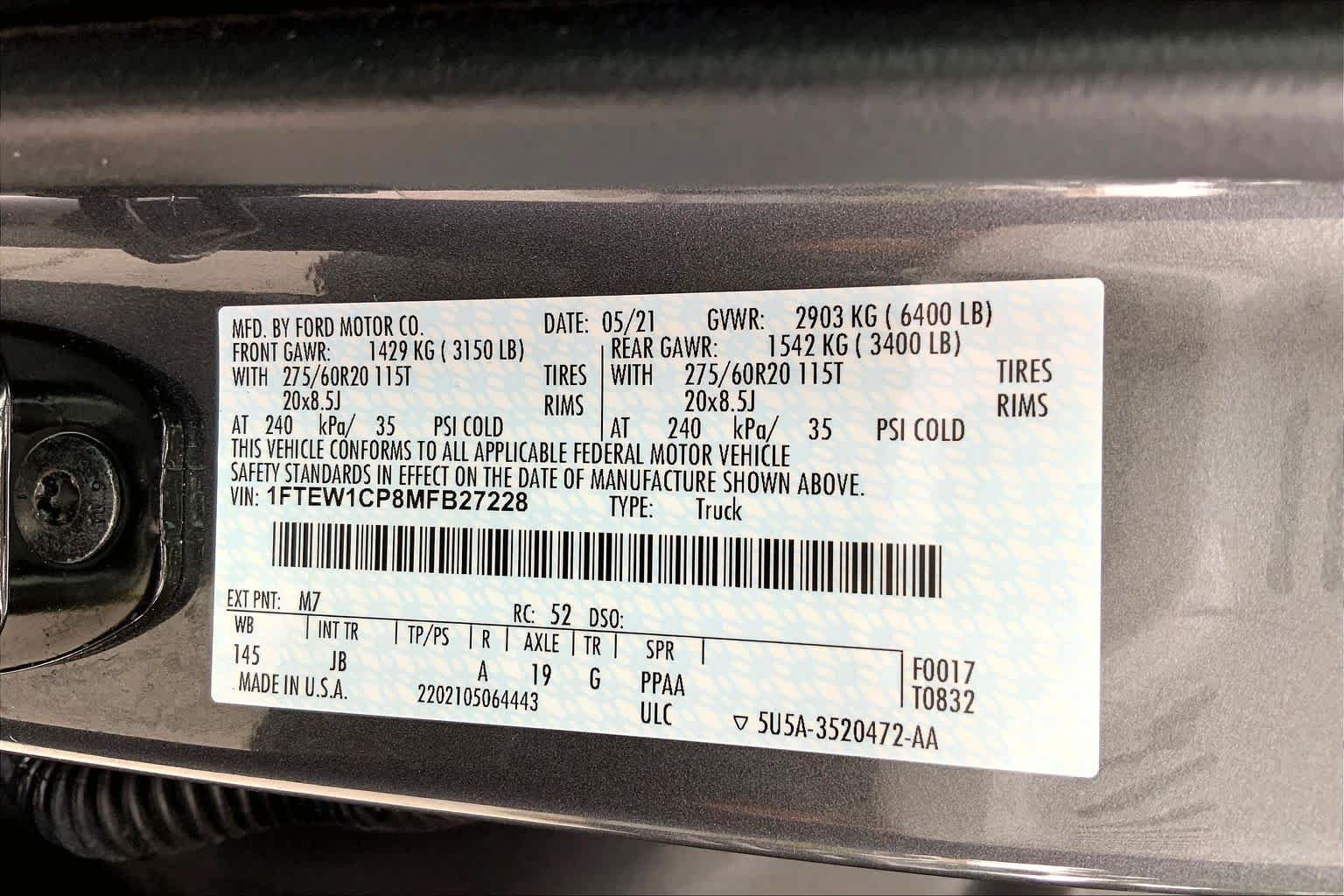 Used 2021 Carbonized Gray Ford XL image 31