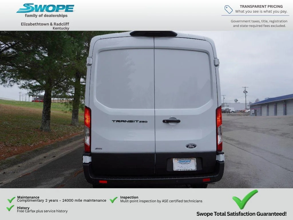 New 2026 Oxford White Ford Cargo Van image 6