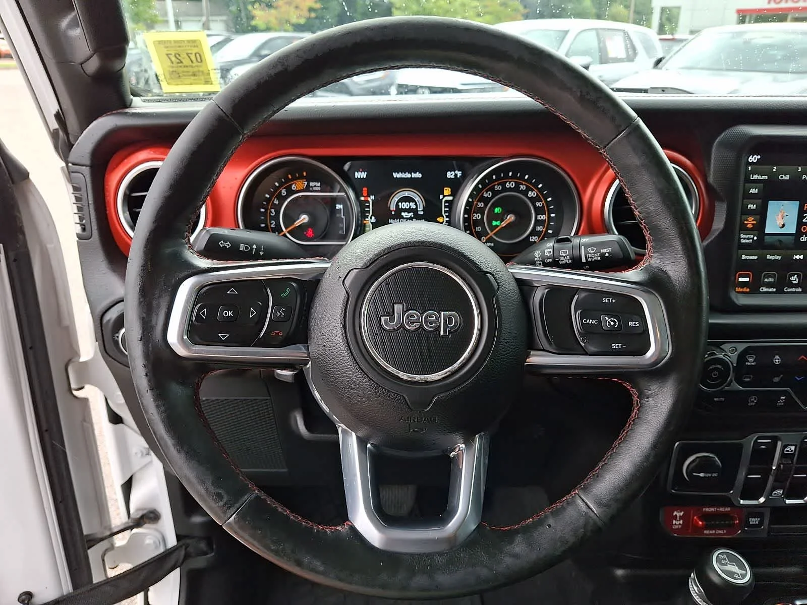 Used 2020 Bright White Clearcoat Jeep Rubicon image 19