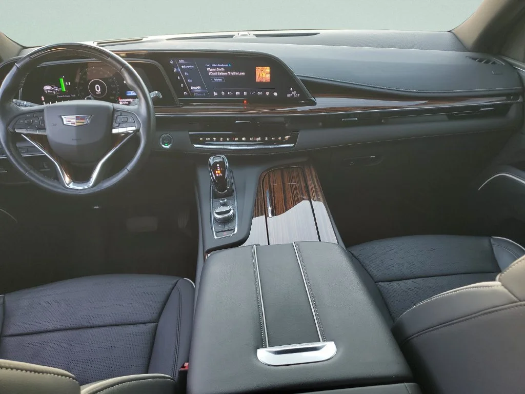 Used 2023 GALACTIC GRAY METALLIC Cadillac 4WD Premium Luxury image 11
