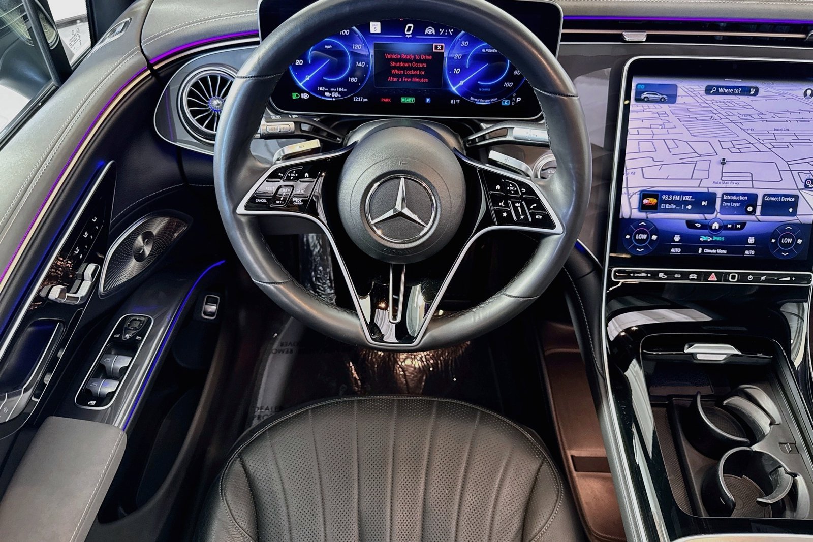 Certified Used 2023 Obsidian Black Metallic Mercedes-Benz EQS 450+ image 21
