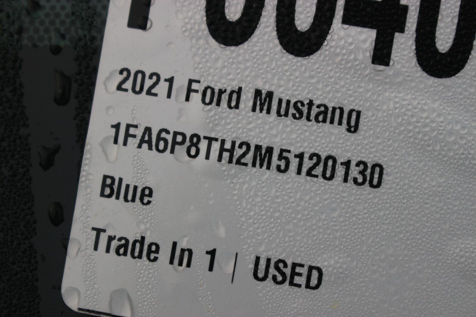 Used 2021 Blue Ford EcoBoost image 36