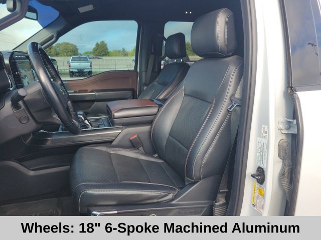 Used 2022 White Metallic Ford Lariat image 23