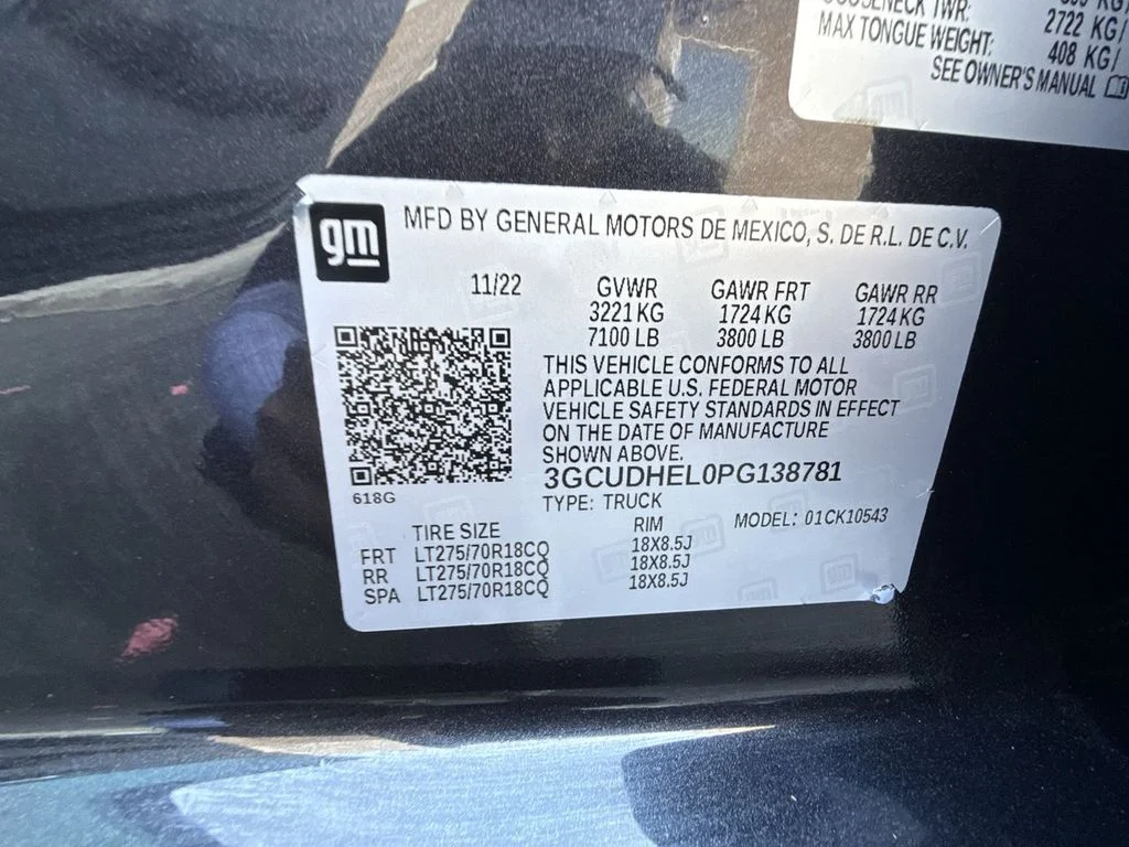 Used 2023 Dark Ash Metallic Chevrolet ZR2 image 35